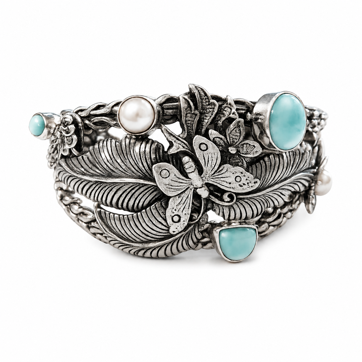 Natural Larimar jewelry collection by Aretodia