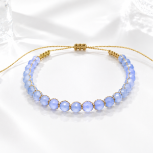 Sky Blue Crystal Adjustable Bracelet