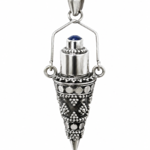 Amethyst Secret Vessel Pendant – 925 Sterling Silver Hidden Compartment